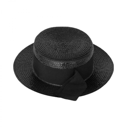 Saint Laurent, Boater Hat Czarny, male, 3506.00PLN