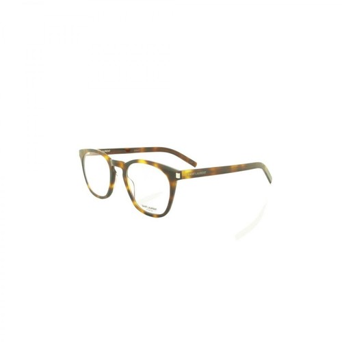 Saint Laurent, Glasses 30-slim Brązowy, male, 1254.00PLN