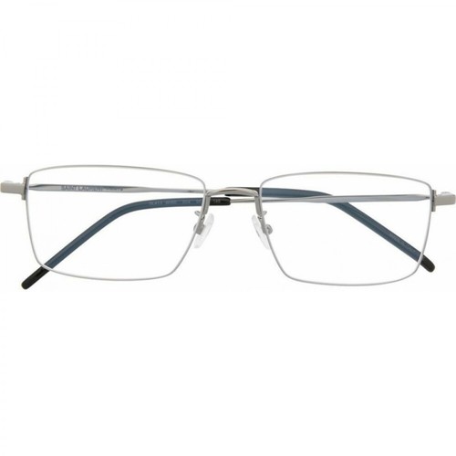 Saint Laurent, Wire Rectangular Glasses Szary, male, 1130.00PLN