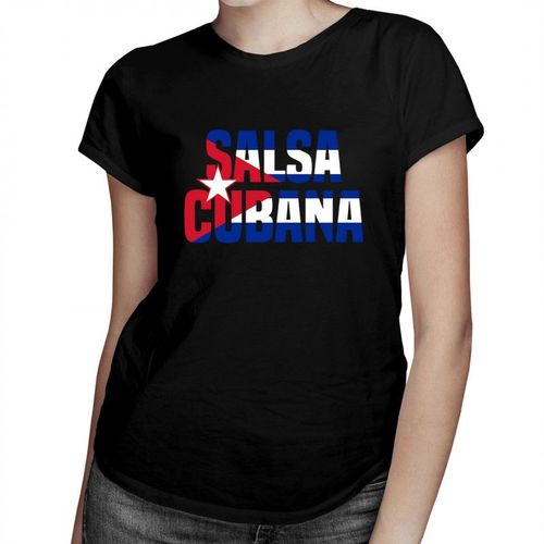 Salsa cubana - damska koszulka z nadrukiem 69.00PLN