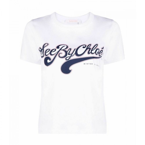 See by Chloé, T-shirt Biały, female, 355.00PLN