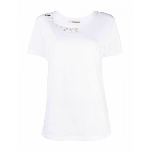 Semicouture, T-shirt Biały, female, 361.00PLN