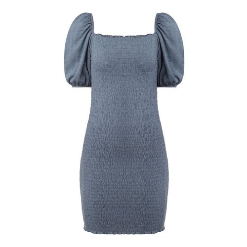 Sukienka mini z bufiastymi rękawami model ‘Nalena’ – marszczona 99.99PLN