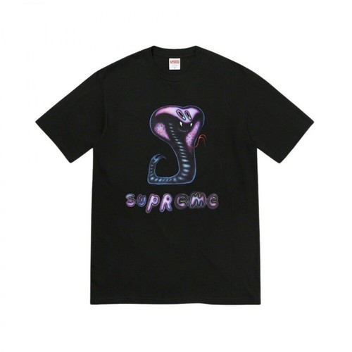 Supreme, T-Shirt Czarny, male, 867.00PLN