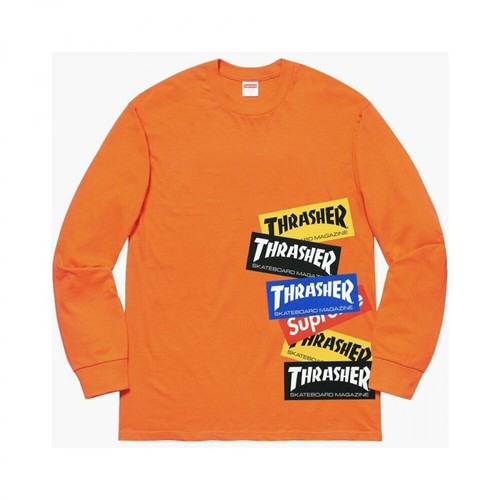 Supreme, T-Shirt Pomarańczowy, male, 1158.00PLN