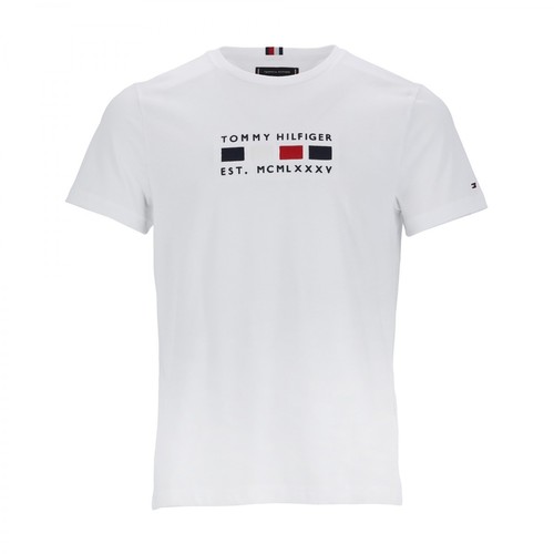 Tommy Hilfiger, T-shirt Biały, male, 204.26PLN