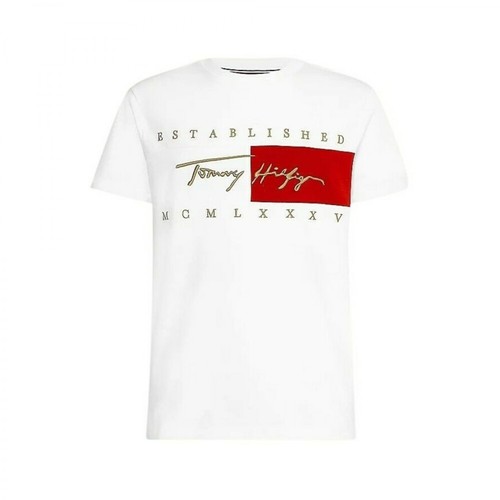 Tommy Hilfiger, T-shirt Mw16598 Biały, male, 295.04PLN