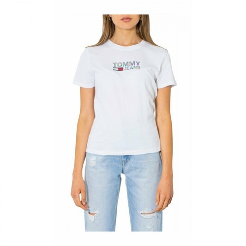 Tommy Jeans, T-Shirt Biały, female, 342.28PLN