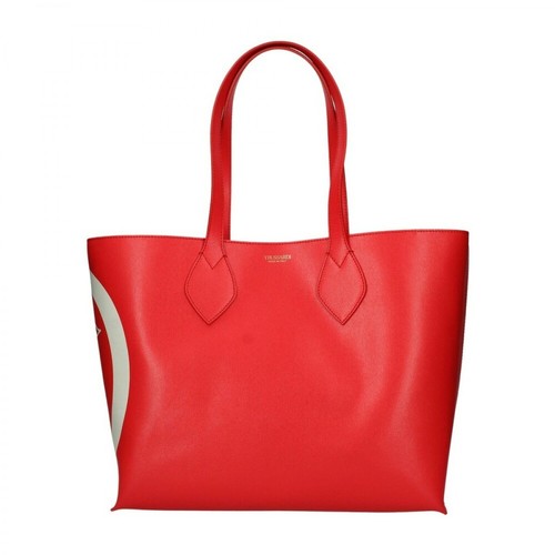 Trussardi, 75B01065Pe21 Shopping bag Czerwony, female, 667.00PLN