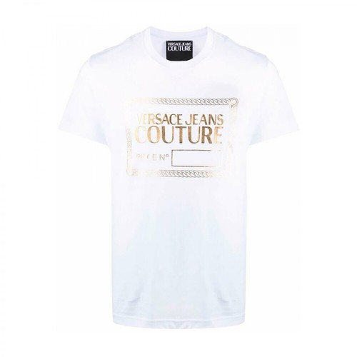 Versace Jeans Couture, Camiseta t-shirt Biały, male, 406.00PLN