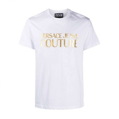 Versace Jeans Couture, T-shirt Biały, male, 821.00PLN