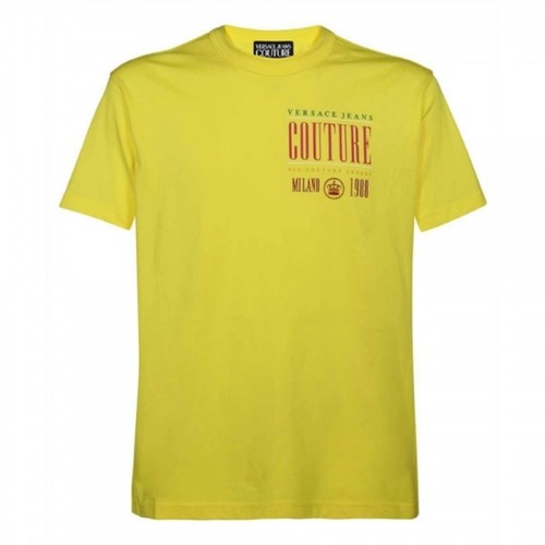 Versace, T-shirt Żółty, male, 561.00PLN