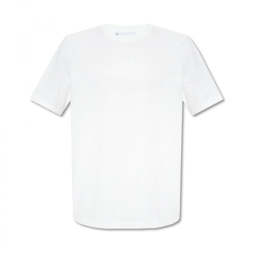 Y-3, Logo T-shirt Biały, male, 548.00PLN