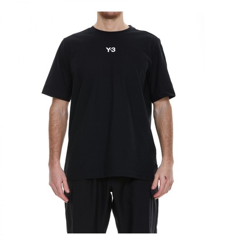 Y-3, T-shirt Czarny, male, 548.00PLN