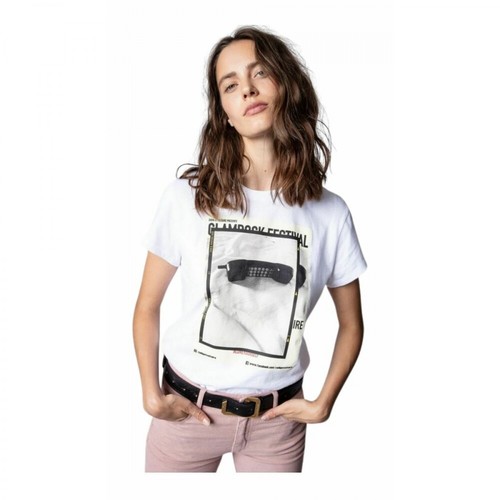 Zadig & Voltaire, T-shirt Biały, female, 325.50PLN