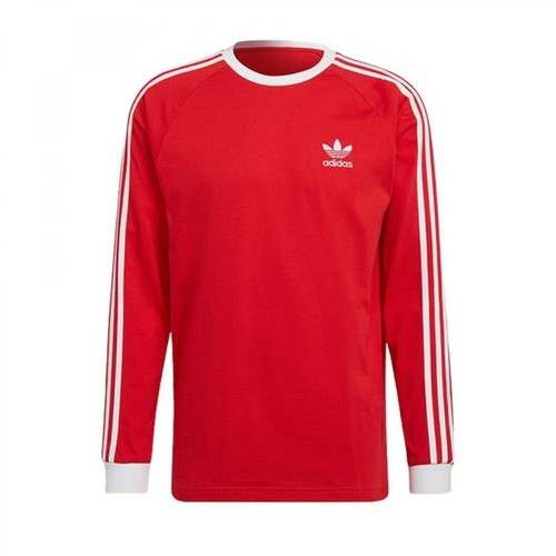 Adidas Originals, Koszulka męska 3-Stripes He9532 Czerwony, male, 182.85PLN