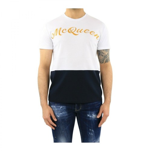 Alexander McQueen, T-Shirt Americana Biały, male, 724.42PLN