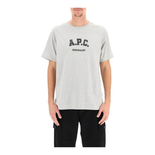 A.p.c., T-shirt Szary, male, 369.00PLN