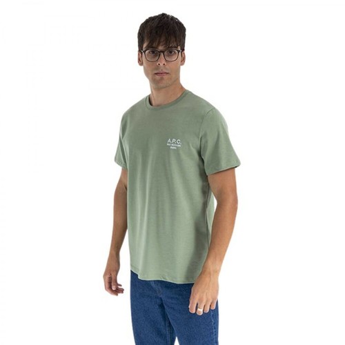 A.p.c., T-Shirt Zielony, male, 435.85PLN