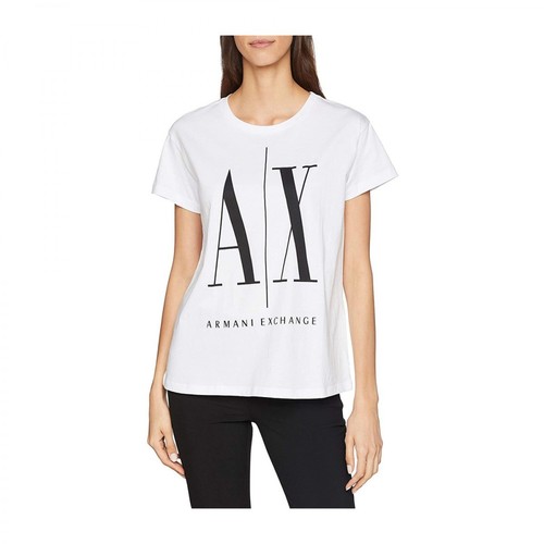 Armani Exchange, T-shirt Biały, female, 369.82PLN