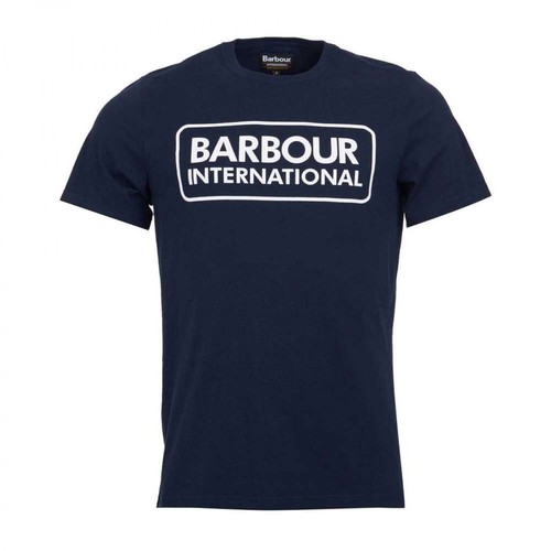 Barbour, Graphic Koszulka Niebieski, male, 251.00PLN