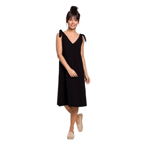 BE, Sukienka na wiązanych ramiączkach Czarny, female, 189.00PLN