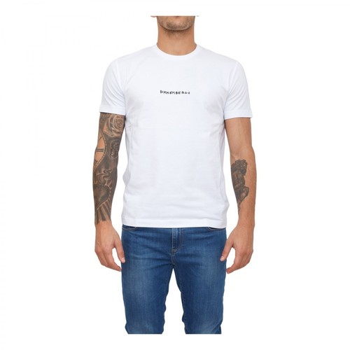 Bikkembergs, T-Shirt Biały, male, 411.00PLN