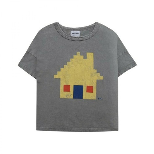 Bobo Choses, T-shirt Brick House Szary, unisex, 164.77PLN