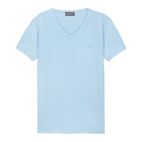 Borgio, T-shirt cannetto Niebieski, male, 49.00PLN