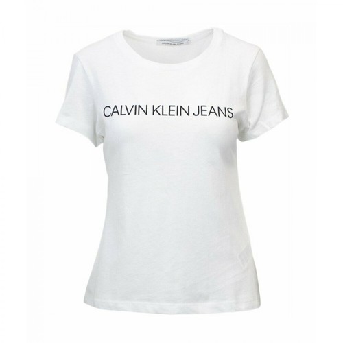 Calvin Klein Jeans, T-Shirt Biały, female, 393.43PLN