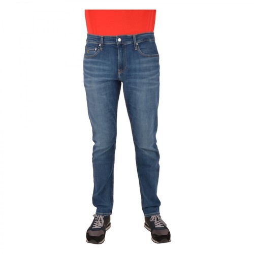 Calvin Klein, Spodnie jeansowe Niebieski, male, 548.00PLN