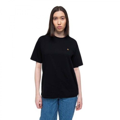 Carhartt Wip, Koszulka Carhartt WIP W S/S Chase T-Shirt I028900 Czarny, female, 171.35PLN