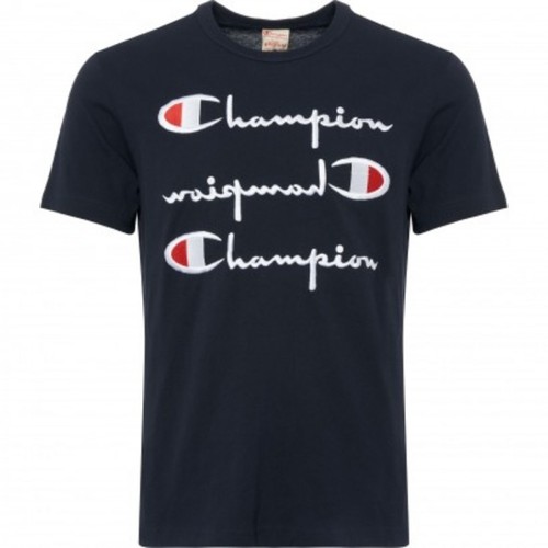 Champion, Crewneck T-Shirt Niebieski, male, 102.13PLN