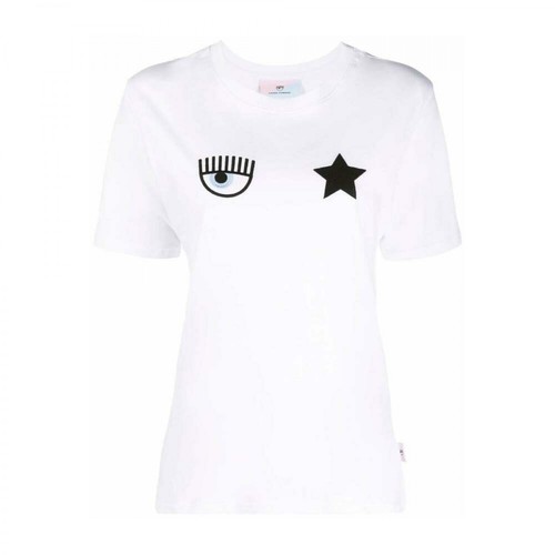 Chiara Ferragni Collection, 610 Eyestar T-Shirt Biały, female, 392.00PLN