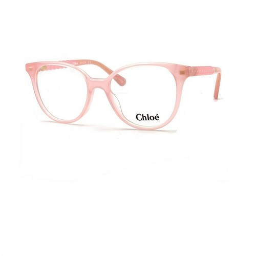 Chloé, Glasses Cc0002O Różowy, unisex, 451.80PLN