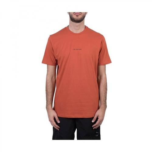 C.p. Company, T-shirt Pomarańczowy, male, 497.00PLN
