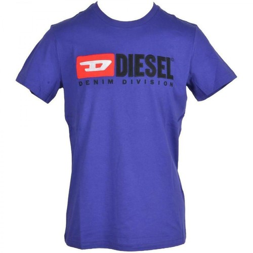 Diesel, T-Shirt Fioletowy, male, 580.00PLN
