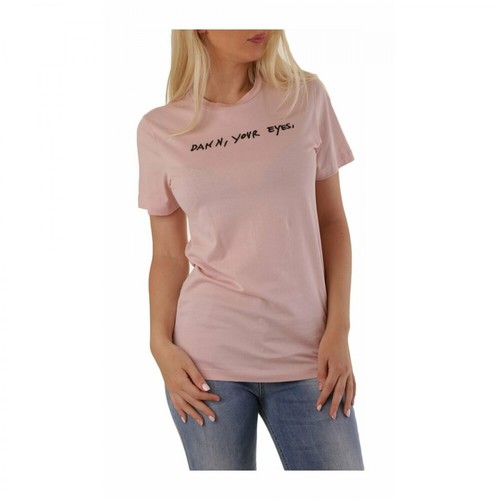 Diesel, T-Shirt Różowy, female, 275.40PLN