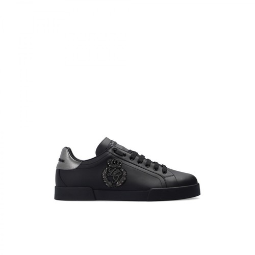 Dolce & Gabbana, Branded Sneakers Czarny, male, 2547.00PLN