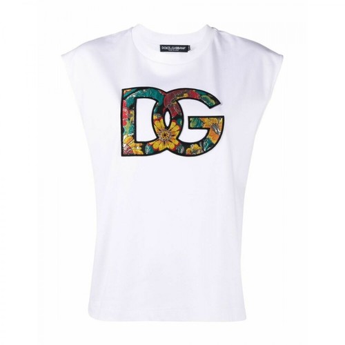 Dolce & Gabbana, T-shirt Biały, female, 1437.00PLN