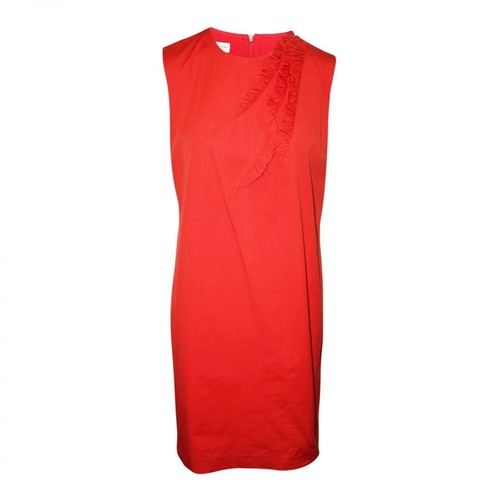 Dries van Noten Pre-owned, Dress With Ruffles At Front Czerwony, female, 1042.58PLN