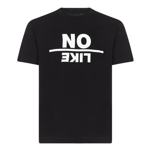 Dsquared2, No Like slogan-print T-shirt Czarny, male, 690.00PLN