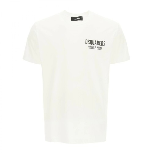 Dsquared2, S71Gd1116 T-shirt Biały, male, 867.00PLN