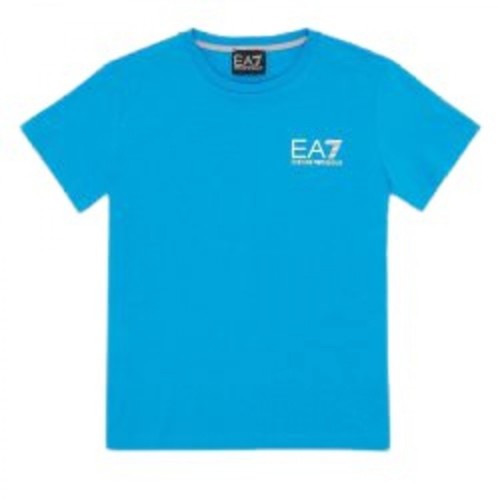 Emporio Armani EA7, T-Shirt Niebieski, male, 201.00PLN