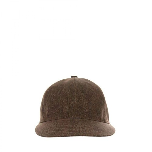 Etro, Paisley-print baseball cap Brązowy, male, 821.00PLN