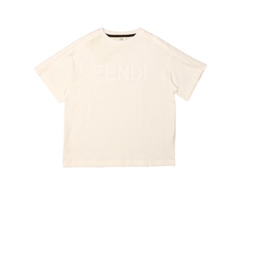 Fendi, T-Shirt Jui019-7Aj-F0Tu9 Biały, female, 1157.35PLN