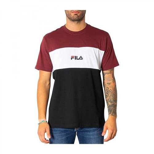 Fila, T-shirt Czerwony, male, 326.54PLN