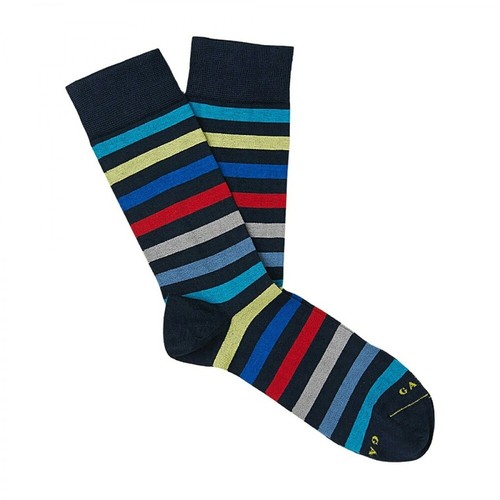 Gallo, Striped Socks Niebieski, male, 137.00PLN