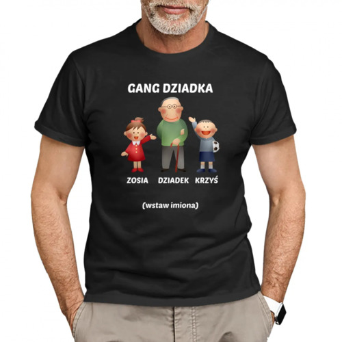 Gang dziadka - męska koszulka z nadrukiem 69.00PLN