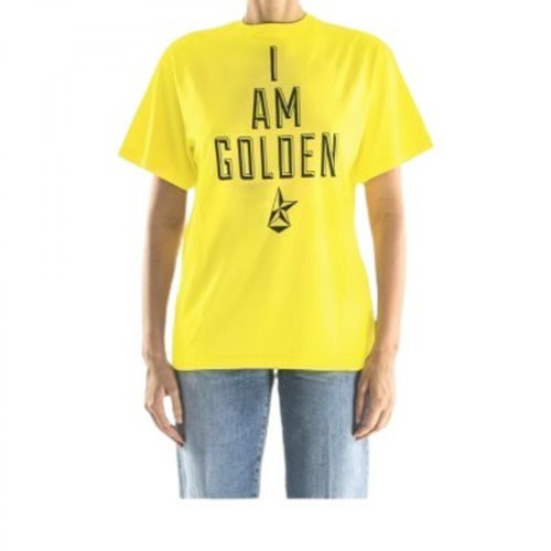 Golden Goose, T-shirt Żółty, female, 319.00PLN